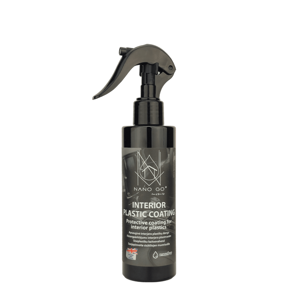 Interjera plastmasu aizsardzības nano pārklājums 200ml. Interjera plastmasu aizsardzības nano pārklājums nanogo