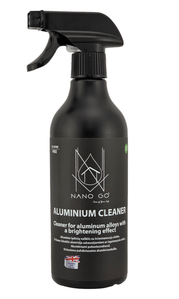 NANO GO Aluminium Cleaner for aluminum alloys 500 ml bottle with trigger sprayer