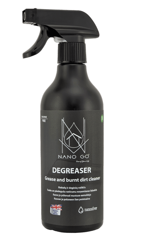 NANO GO Degreaser grease and burnt dirt cleaner 500 ml bottle with trigger sprayer