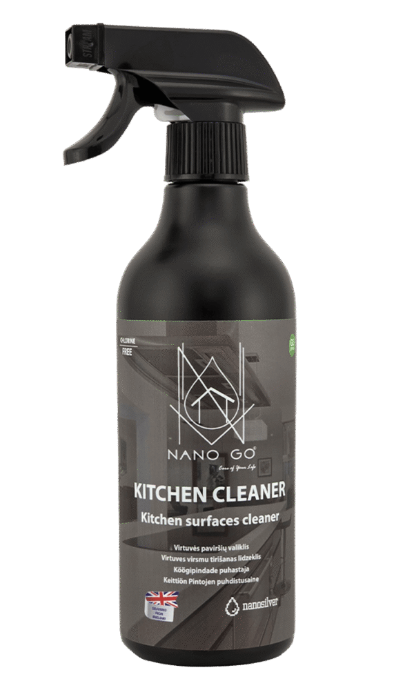 NANO GO Kitchen Cleaner kitchen surfaces cleaner 500 ml bottle with trigger sprayer
