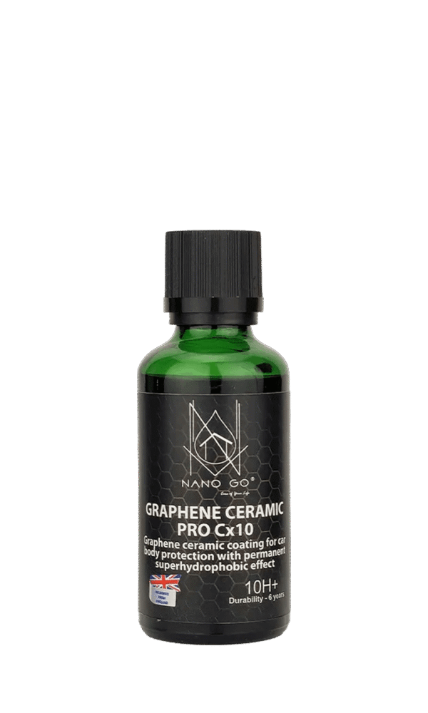 NANO GO Graphene Ceramic Pro CX10 графеновое керамическое нанопокрытие 50 мл зелёный стеклянный флакон