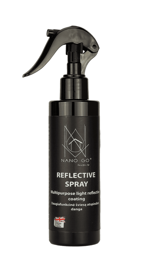 NANO GO Reflective Spray light reflective coating 200 ml bottle with trigger sprayer