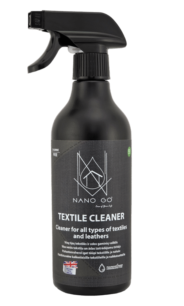 NANO GO Textile Cleaner textile and leather cleaner 500 ml bottle with trigger sprayer