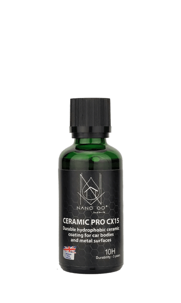 NANO GO Ceramic Pro CX15 керамическое нанопокрытие 50 мл зелёный стеклянный флакон