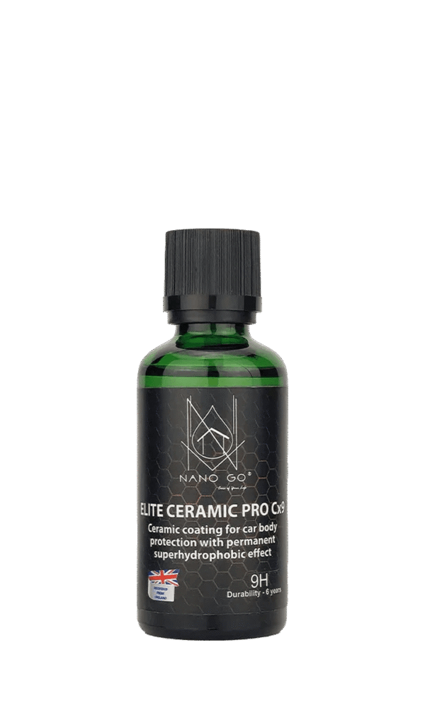 NANO GO Elite Ceramic Pro CX9 ceramic nano coating 50 ml green glass bottle